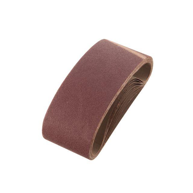 Стрічка шліфувальна 75*457 мм, зерно 120, уп. 10 шт INTERTOOL BT-0312, фото 1