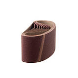 Стрічка шліфувальна 75*457 мм, зерно 120, уп. 10 шт INTERTOOL BT-0312, фото 4