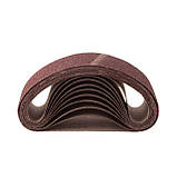 Стрічка шліфувальна 75*533 мм, зерно 40, уп. 10 шт INTERTOOL BT-0404, фото 2