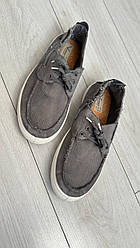 Чоловічі зручны літні якісний текстильні натуральні мокасини з льону