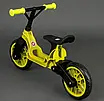 Дитячий біговел Orion 503, жовтий, з регульованим кермом і безшумними колесами, фото 2