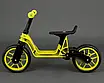 Дитячий біговел Orion 503, жовтий, з регульованим кермом і безшумними колесами, фото 3