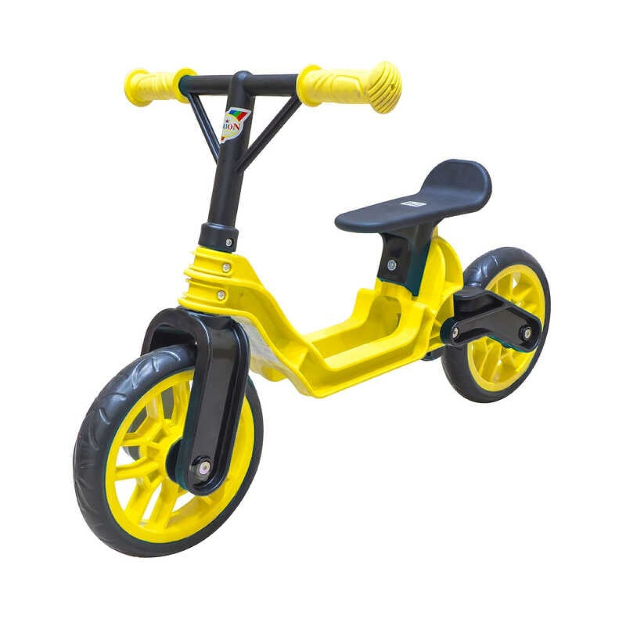 Дитячий біговел Orion 503, жовтий, з регульованим кермом і безшумними колесами, фото 1