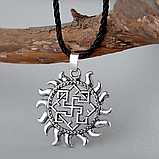 Кулон підвіска символ Валькірія в Сонці Слов'янський оберіг Зірка Лади-Богороді амулет талісман символ скандинавів, фото 4