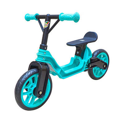 Дитячий біговел Orion 503, ,бірюзовий, з регульованим кермом і безшумними колесами