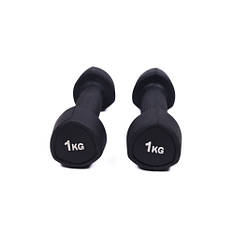 Гантелі з уретановим покриттям 1 кг Generation Fitness FF51D6C-1kg (пара)