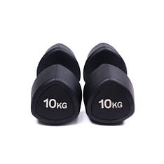 Гантелі з уретановим покриттям 10 кг Generation Fitness FF51D6C-10kg (пара)