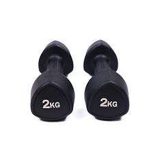 Гантелі з уретановим покриттям 2 кг Generation Fitness FF51D6C-2kg (пара)