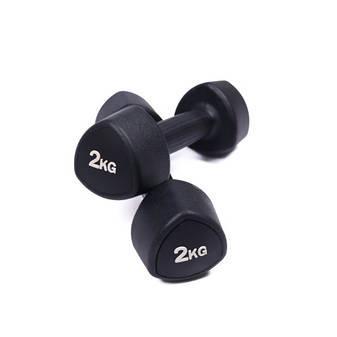 Гантелі з уретановим покриттям 2 кг Generation Fitness пара, фото 2