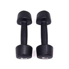 Гантелі з уретановим покриттям 2 кг Generation Fitness пара, фото 3