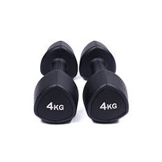 Гантелі з уретановим покриттям 4 кг Generation Fitness FF51D6C-4kg (пара)
