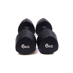 Гантелі з уретановим покриттям 6 кг Generation Fitness FF51D6C-6kg (пара)