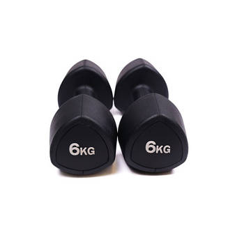 Гантелі з уретановим покриттям 6 кг Generation Fitness пара, фото 1