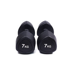 Гантелі з уретановим покриттям 7 кг Generation Fitness FF51D6C-7kg (пара)