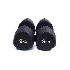 Гантелі з уретановим покриттям 9 кг Generation Fitness FF51D6C-9kg (пара)