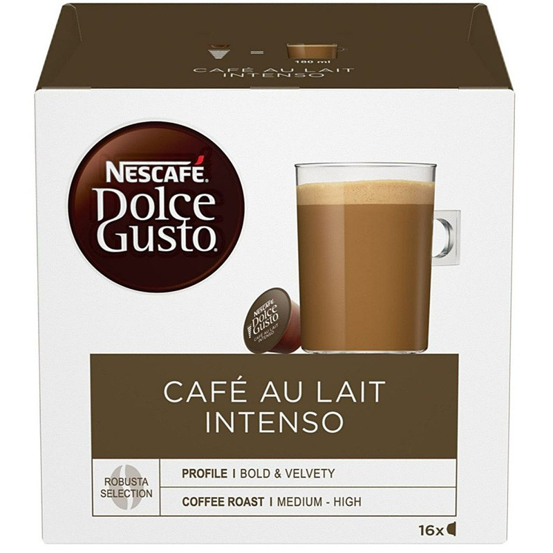Кава в капсулах Dolce Gusto Au Lait Intenso 16 капсул Дольче густо молочна кава