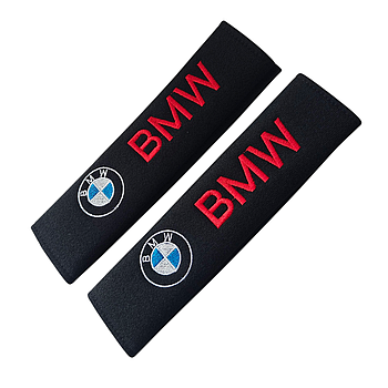 Чохол на ремінь безпеки з логотип BMW 2шт