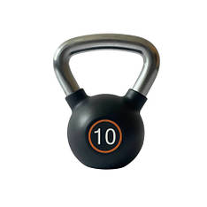 Гиря чавунна обгумована 10 кг Generation Fitness FF51F3-10kg