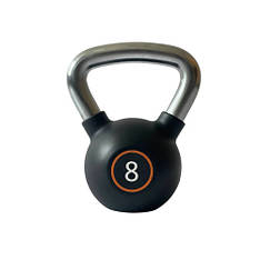 Гиря чавунна обгумована 8 кг Generation Fitness FF51F3-8kg