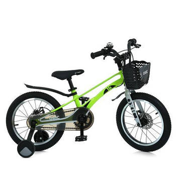 Велосипед дитячий 16д. PROF1 MB 16OXIC NEON GREEN