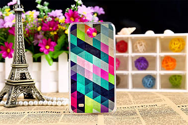 Чохол для HTC Desire 300 з картинкою ромби