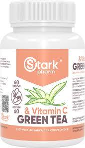 Green Tea + Vitamin C Stark Pharm, 60 капсул