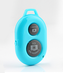 Selfie Bluetooth пульт для смартфона - Blue + CR2032