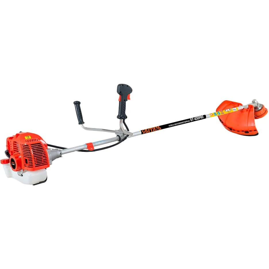 Бензокоса 3.6 кВт з валом 28 мм Світязь БТ-430 PLUS BP-84304 мотокоса з велосипедною ручкою та ножем, фото 1