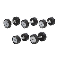 Гантельний ряд Technogym від 10 - 20 кг крок 2.5 кг 5 пар