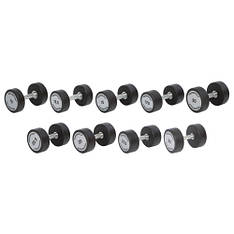 Гантельний ряд Technogym від 10 - 30 кг крок 2.5 кг 9 пар