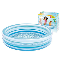 Дитячий басейн надувний Intex 58467 круглий для дітей вулиці саду дачі та будинку 147 х 33 см