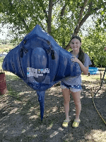 Надувний пліт Intex "Скат" 188×145 см з ручками, арт. 57550, фото 6