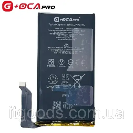 Оригінальний акумулятор G+OCA PRo GMSB3 4614mAh 3.86V для Google Pixel 6, GB7N6, G9S9B16