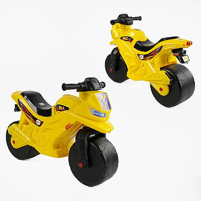 Каталка для дітей Ямаха 501 з комфортним сидінням лимонний