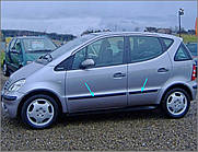 Молдинги на двері для Mercedes-Benz A-class W168 1997-2004