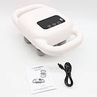 Перкусійний масажер для тіла 6 головок, 9 режимів, з USB, YM-K60 / Вібраційний масажер для спини, фото 10