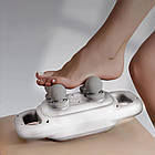 Перкусійний масажер для тіла 6 головок, 9 режимів, з USB, YM-K60 / Вібраційний масажер для спини, фото 9