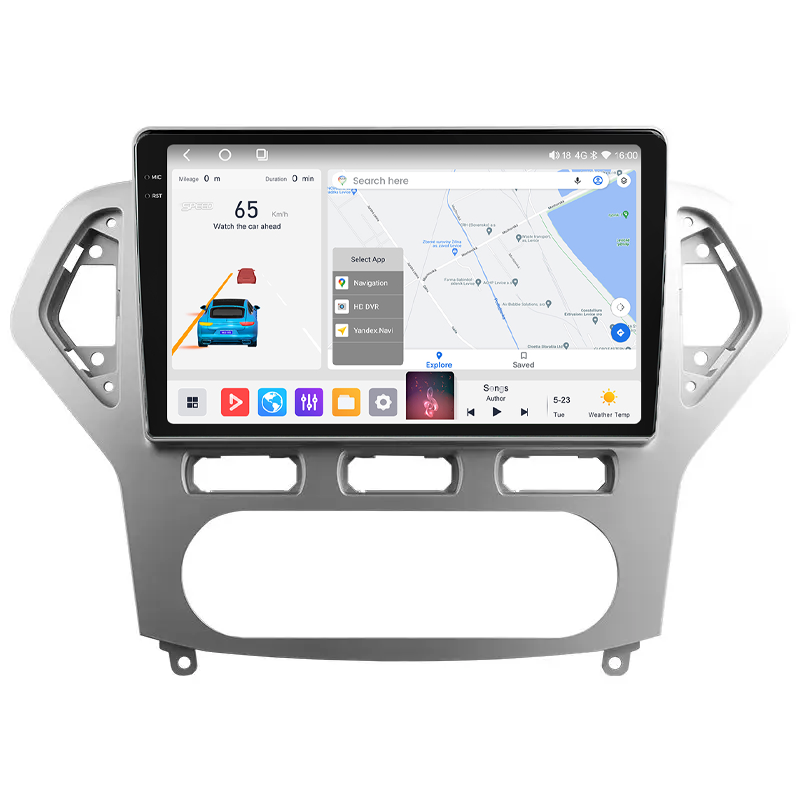 Штатна магнітола Mekede MS 2k Ford Mondeo 4 (2006-2010) CarPlay QleD