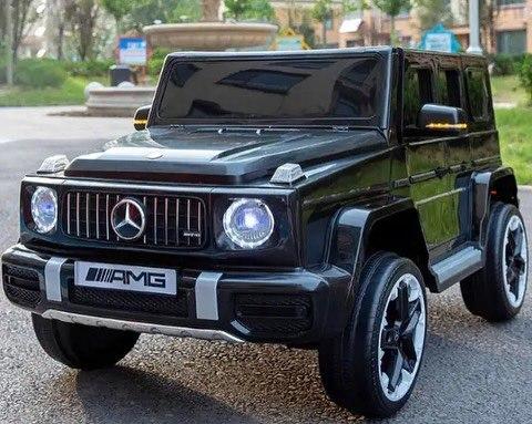 Дитячий електромобіль на акумуляторі Джип Mercedes AMG 6137 пультом радіокерування для дітей 3-8 років Чорний