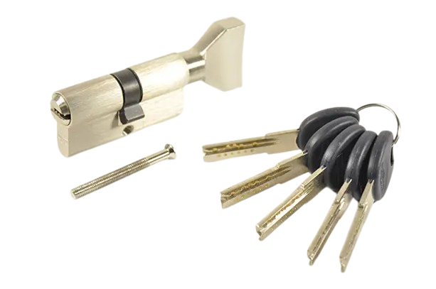 Циліндровий механізм Imperial 70мм 35х35 сатин 5 ключів з вертушком