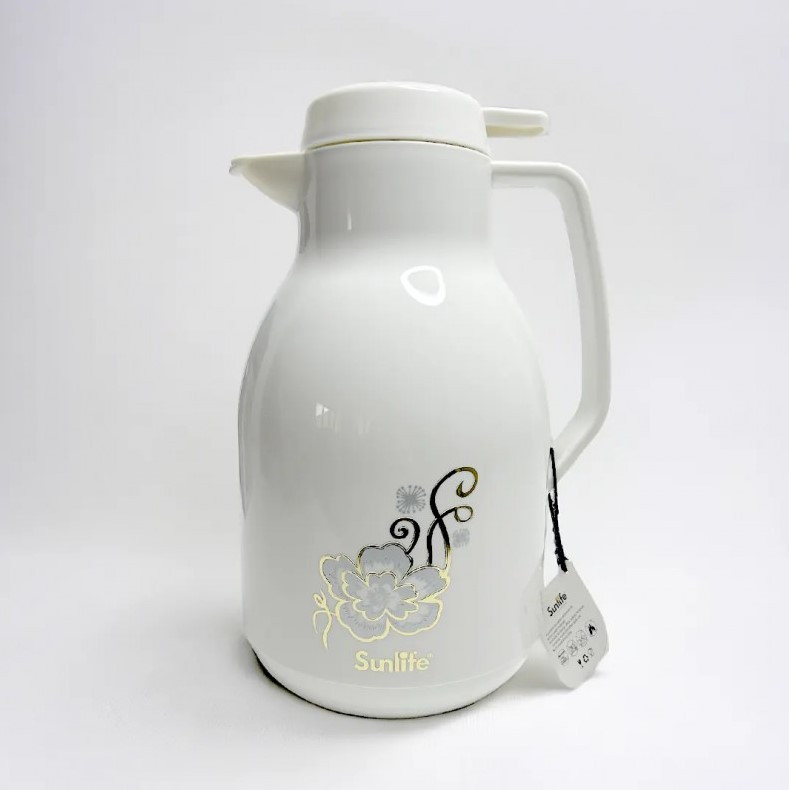 Термос питний із ручкою скляною колбою 2 літри глечик CF36200 для гарячих і холодних напоїв SV227, фото 1