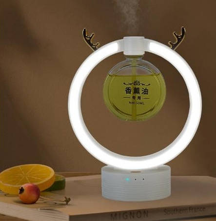 Декоративний зволожувач і ароматизатор повітря з LED лампою-нічником YU227, фото 3
