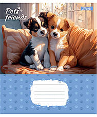 Набір зошитів 18арк. лінія 1Вересня Pets Frinds, уп.25шт. (768070), фото 3