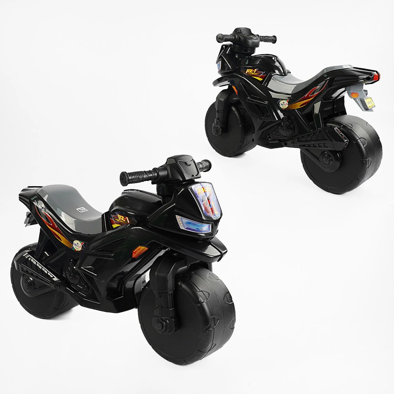 Каталка-толокар "Ямаха" 501 ORION чорний (мотоцикл велобіг), фото 1