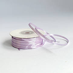 Стрічка атласна "Світло-бузкова" 90 м, 3 мм