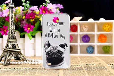 Оригінальні чохли для HTC Desire 300 з малюнком мопс