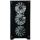 Корпус 1stPlayer X2-M-BK-4F7 Black без БЖ, фото 5