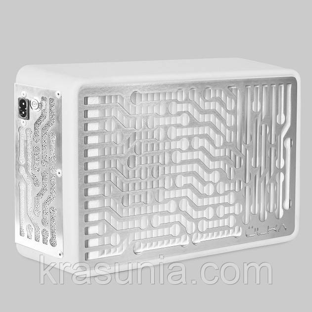 Витяжка манікюрна Ulka Nano, колір білий (сітка металік), фото 1