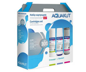 Набір картріджів для фільтру AquaKut AK-101 Стандарт