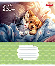 Набір зошитів 18арк. лінія 1Вересня Pets Frinds, уп.25шт. (768070), фото 4